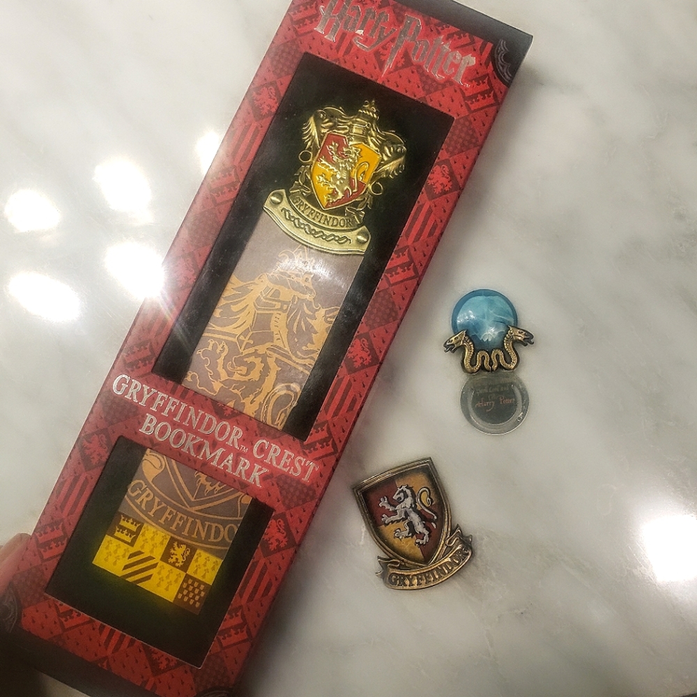 Harry Potter Metal Bookmark Set x3